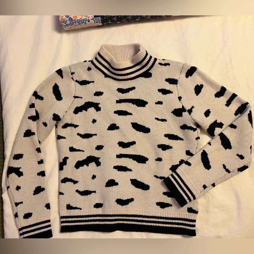 Lush cut-out back mock neck Sweater
